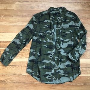 Camo button up shirt